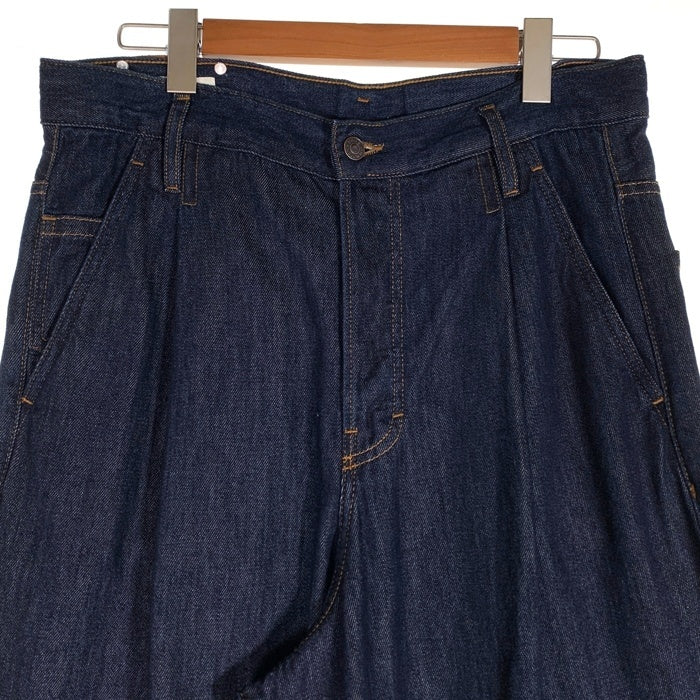 DRIES VAN NOTEN ドリスヴァンノッテン タック デニム ワイドパンツ インディゴ Size 31 福生店