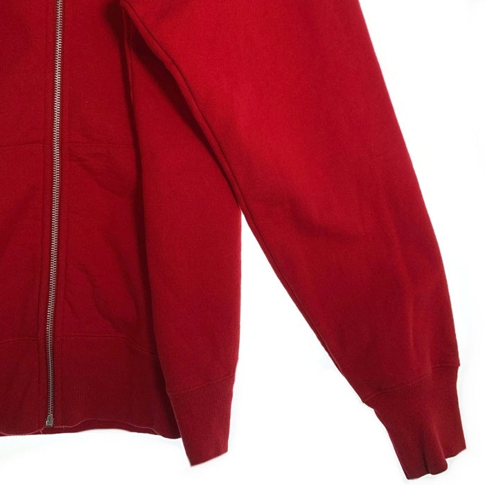 SUPREME シュプリーム アーチロゴ ジップアップ フーディー パーカー レッド カナダ製 オールド Size XL 福生店