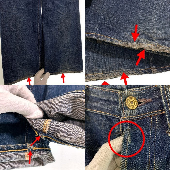 FREEWHEELERS フリーホイーラーズ 601XX ストレートデニムパンツ ジーンズ インディゴ Size 32×34 福生店