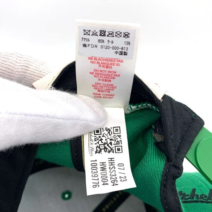 Michell & Ness ミッチェルアンドネス MLB Boston Celtics ボストンセルティックス スナップバックキャップ グリーン ブラック 福生店