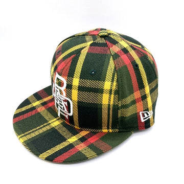 A BATHING APE アベイシングエイプ NEW ERA ニューエラ 伊勢丹チェック キャップ グリーン size7 1/2 瑞穂店