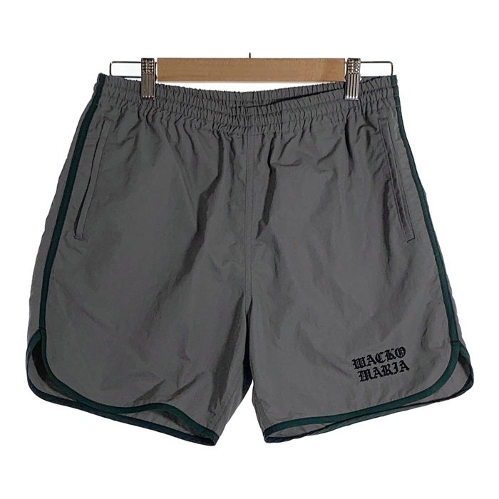 WACKO MARIA ワコマリア ATHLETIC SHORTS アスレチックショーツ ナイロンショートパンツ グレー Size L 福生店