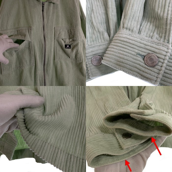 sweet sktbs スウィートスケートボード 20AW jacket zipped cord shirt コーデュロイ ジップアップジャケット ミントグリーン Size M 福生店