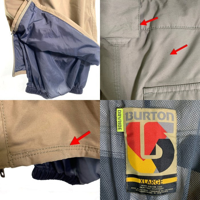 BURTON バートン POACHER PANT ナイロン スキーパンツ カーキ Size XL 福生店
