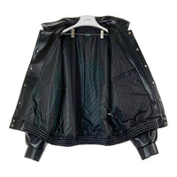 A FEW GOOD KIDS アフューグッドキッズ フェイクレザー スナップボタン ジャケット ブラック sizeM 瑞穂店