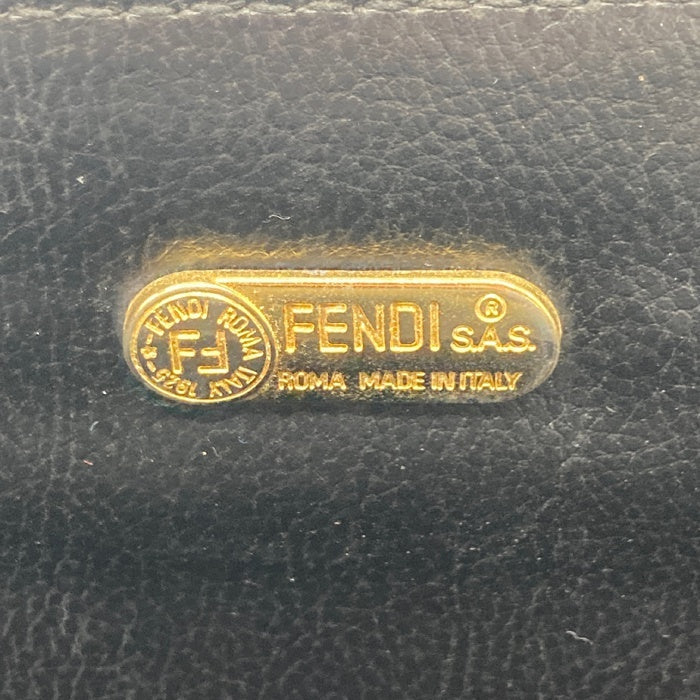 FENDI フェンディ 2168.03430.028 書類カバン ペカン ドキュメントケース 大型クラッチバッグ SASヴィンテージ ブラック 瑞穂店