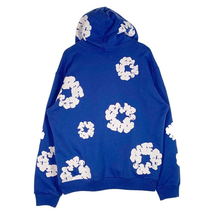 DENIM TEARS デニムティアーズ COTTON WREATH HOODIE コットンリース プルオーバースウェットパーカー ブルー Size XL 福生店