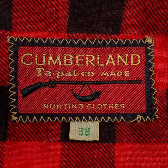 60's CUMBERLAND キャンバーランド ダック地 ハンティングジャケット ベージュ フランネル スウェード Size 38 福生店