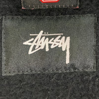 STUSSY ステューシー CHAMPION チャンピオン リバースウィーブ 防風スウェット シャネルロゴ コーチジャケット ブラック sizeM 瑞穂店