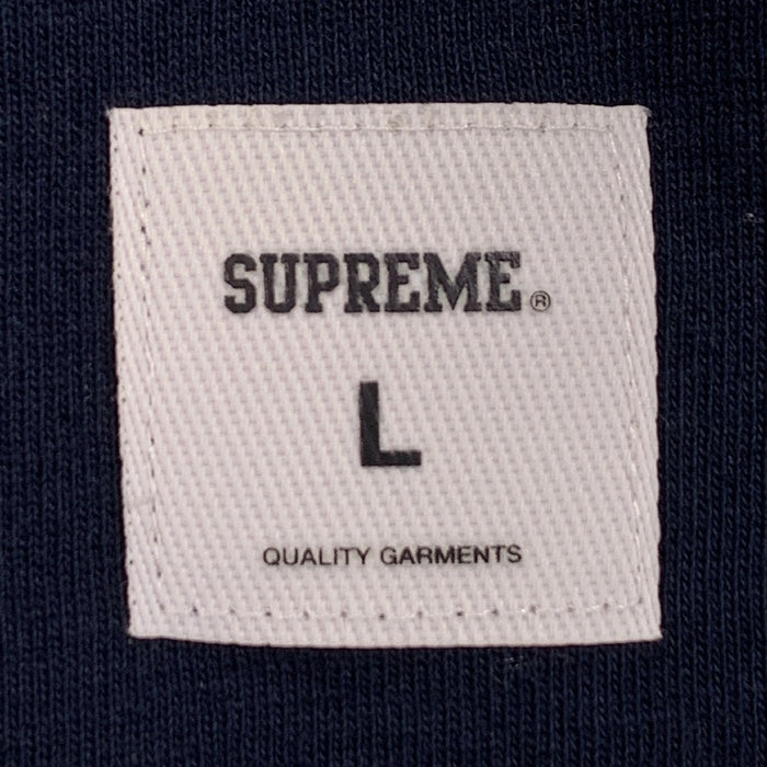 SUPREME シュプリーム 24AW 24AW Twill Applique S/S Top ツイルアップリケ ショートスリーブトップ Tシャツ ネイビー Size L 福生店