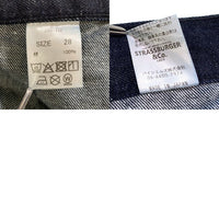STRASSBURGER&Co. ストラスバーガーアンドコー M-35 DENIM TROUSERS デニム トラウザーパンツ シンチバック インディゴ SBR-132 Size 28 福生店