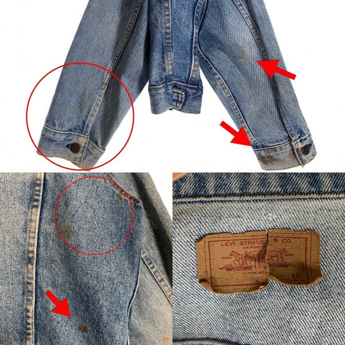 80-90's Levi's リーバイス 70506-0214 デニムトラッカージャケット 4th インディゴ USA製 Size 46 福生店