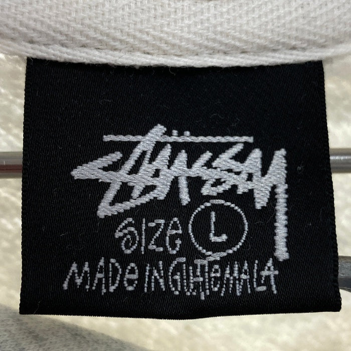 STUSSY ステューシー 8 BALL HOODIE アッシュグレー sizeL※手首・首周り毛玉、汚れあり 瑞穂店