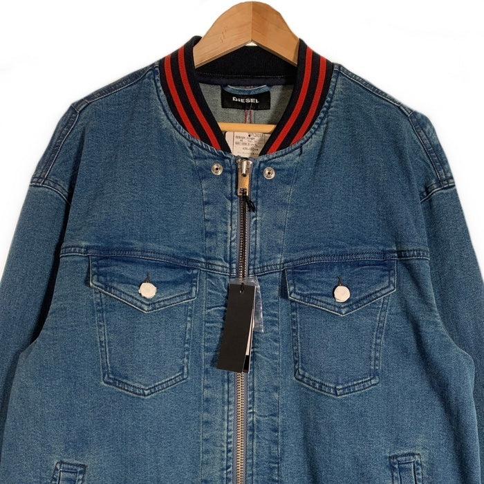 DIESEL ディーゼル D-SVENT JACKET ジップアップデニムジャケット ハーフ丈 インディゴ Size XL 福生店