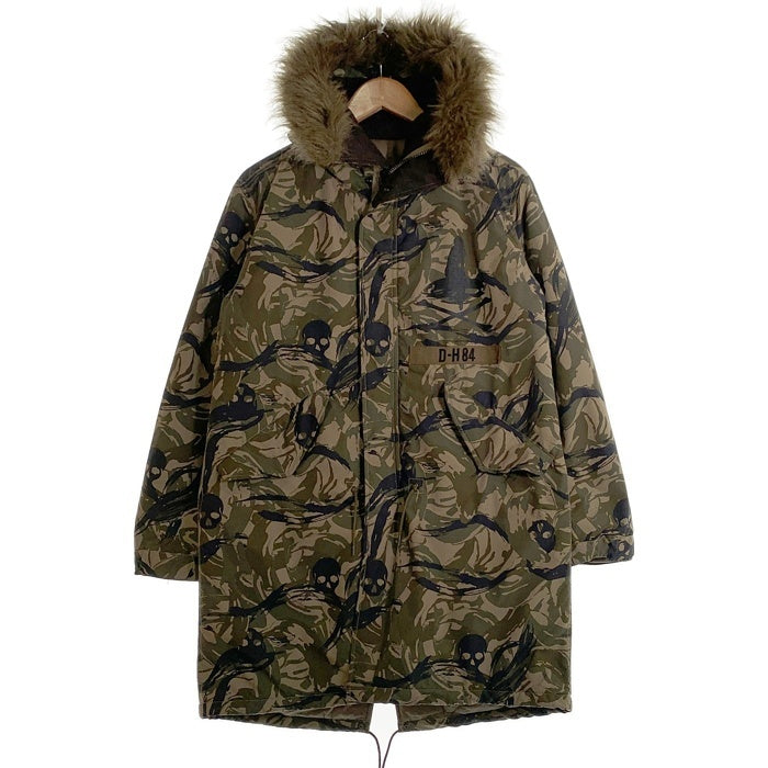 HYSTERIC GLAMOUR ヒステリックグラマー プリマロフト モッズコート ミリタリー 中綿 カモフラージュ 0204AC02 Size S 福生店