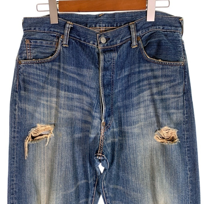 EVISU エヴィス Lot.2001 No.3 ストレート デニムパンツ カモメペイント インディゴ Size 38×32 福生店