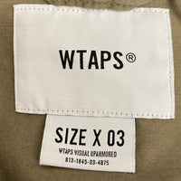 WTAPS ダブルタップス 181TQDT-JKM03 18SS SMOCK JACKET COTTON SATIN スモック サテン ジャケット カーキ size3 瑞穂店