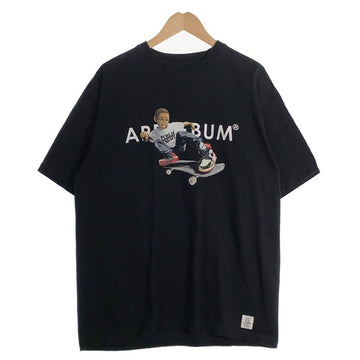 APPLEBUM アップルバム SB Boy イラストロゴプリント Tシャツ ブラック Size XL 福生店