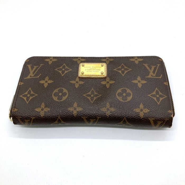 LOUIS VUITTON ルイヴィトン M66570 モノグラム ジッピーウォレット 香港広東ロード店限定 内側ゴールド 長財布 ブラウン 瑞穂店