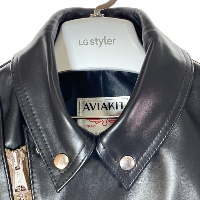 Lewis Leathers ルイスレザー 441T CYCLONE サイクロン タイトフィット ホースハイド ダブル ライダースジャケット ブラック size44 瑞穂店