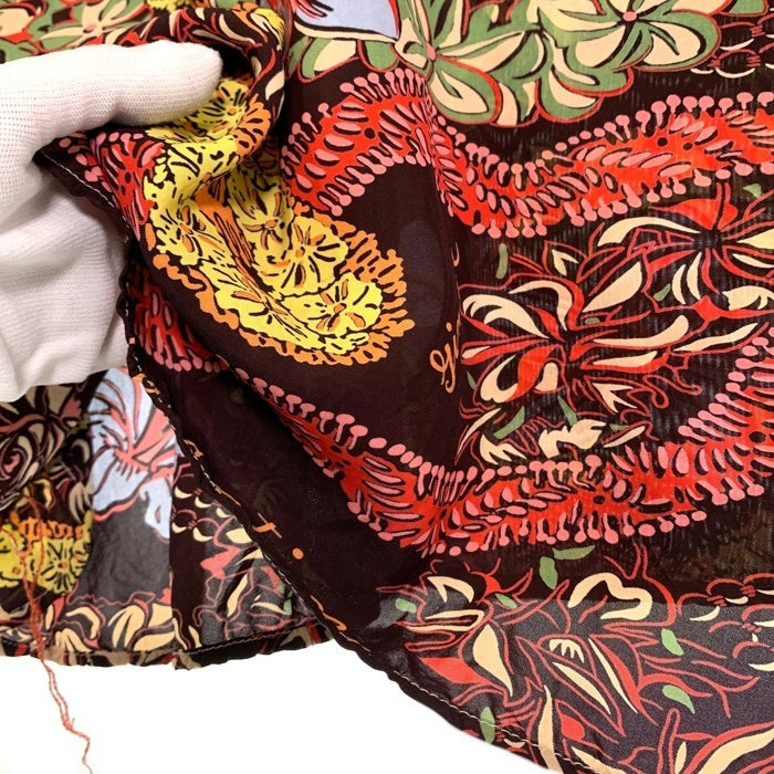 鞆帆布 柿渋染め アロハシャツ ブラウン Size L 福生店