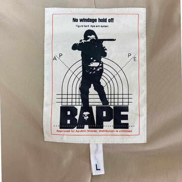 A BATHING APE アベイシングエイプ 初期 M65 BAPE 1st CAMO スウェット素材 フィールドジャケット カモフラ sizeL 瑞穂店