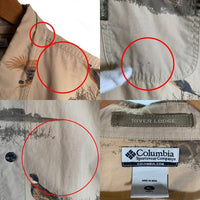 00's Columbia コロンビア RIVER LODGE 長袖 ボタンダウン シャツ ベージュ 0206 HM7077 Size XL 福生店