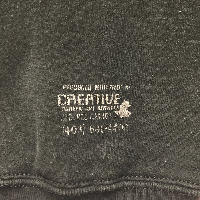 FRUIT OF THE LOOM フルーツオブザルーム メキシコ製 胸刺繍 ヘビースウェットトレーナー ブラック sizeL 瑞穂店