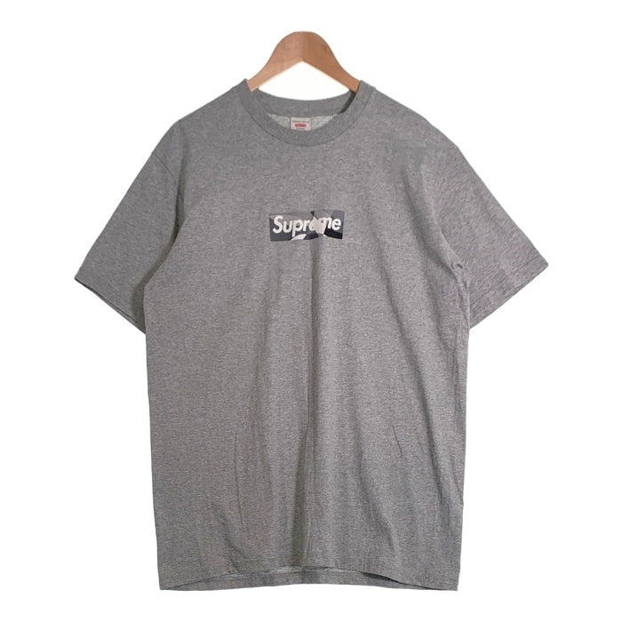 SUPREME シュプリーム Emilio Pucci Box Logo Tee エミリオ プッチ ボックスロゴ 半袖 Tシャツ グレー USA製 Size M 福生店