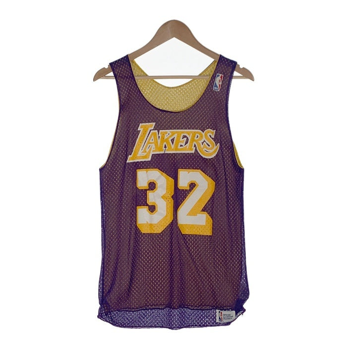 80's Sand-Knit NBA ロサンゼルス・レイカーズ マジックジョンソン 32 メッシュ ゲームシャツ パープル Size S 福生店