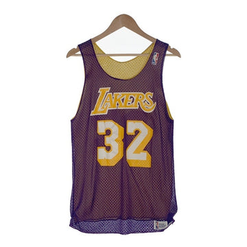 80's Sand-Knit NBA ロサンゼルス・レイカーズ マジックジョンソン 32 メッシュ ゲームシャツ パープル Size S 福生店