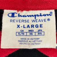 CHAMPION チャンピオン REVERSE WEAVE  リバースウィーブ パーカー レッド×ブラック sizeXL 瑞穂店