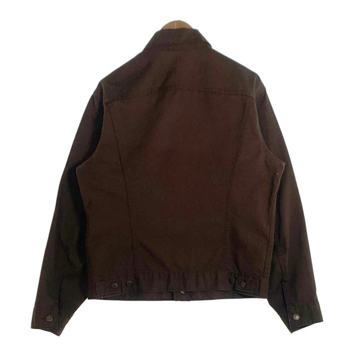 70's LEVI'S リーバイス Cotton Pique Trucker Jacet コットンピケ トラッカージャケット ボタン裏529 ビッグE 三角タグ ブラウン Size M相当 福生店