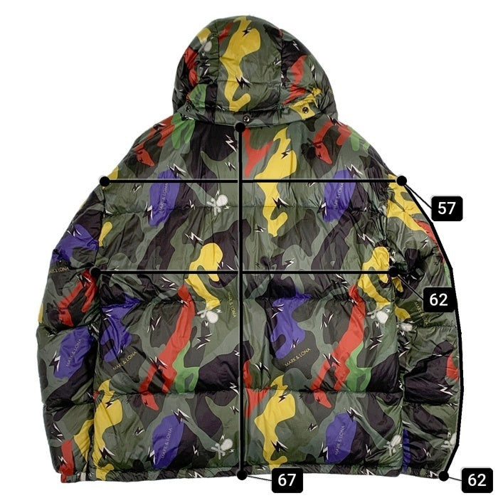 Mark&Lona マークアンドロナ Let Me Go Reversible Down Jacket リバーシブル ダウンジャケット マルチ MAN-0D-AD02 Size 48 福生店