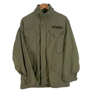 60's U.S.ARMY 米陸軍 M-65 1st ミリタリーフィールドジャケット オリーブ アルミジップ エポーレット無 Size S-S 福生店