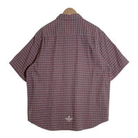 SUPREME シュプリーム 23SS UNDERCOVER アンダーカバー S/S Flannel Shirt ショートスリーブ フランネルシャツ プリント グレー チェック Size L 福生店