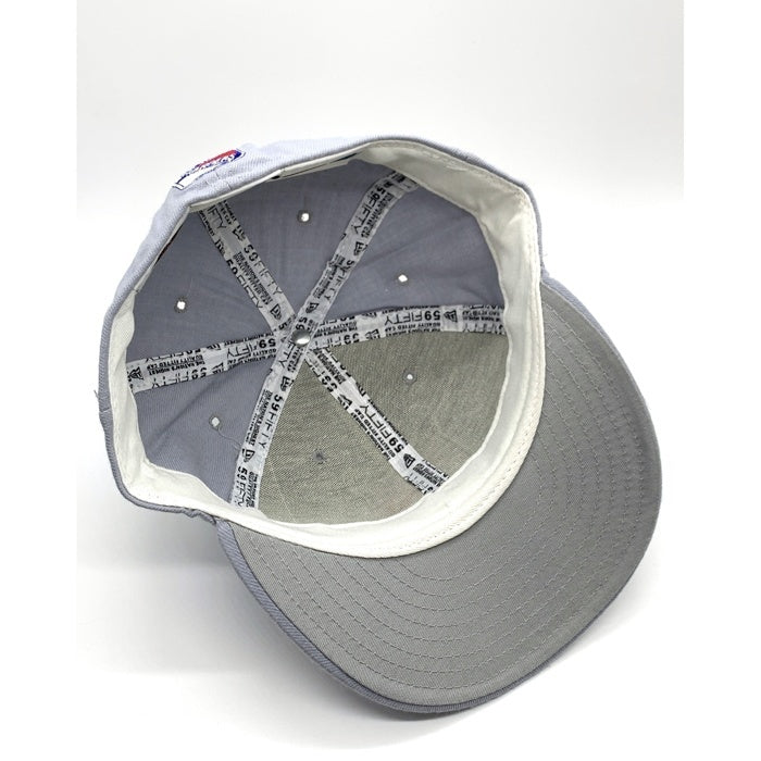 90's New Era ニューエラ NHL ニューヨーク・レンジャース 59FIFTY ベースボールキャップ グレー ウール USA製 Size 7 1/4 (57.7cm) 福生店