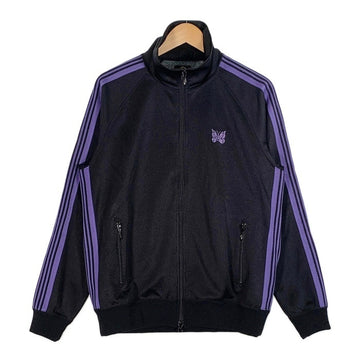 Needles ニードルズ TRACK JACKET Poly Smooth トラックジャケット ポリスムース ブラック パープル EJ330 Size M 福生店