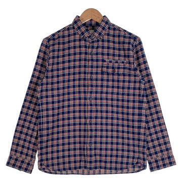 THE NORTH FACE ノースフェイス THERMASTAT FLANNEL チェック フランネルシャツ ブルー NR61304 Size S 福生店