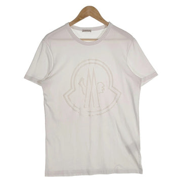 MONCLER モンクレール MAGLIA T-SHIRT ロゴマークプリント Tシャツ ホワイト F20918C74810 8390T Size M 福生店