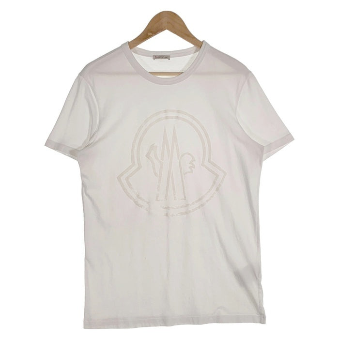 MONCLER モンクレール MAGLIA T-SHIRT ロゴマークプリント Tシャツ ホワイト F20918C74810 8390T Size M 福生店
