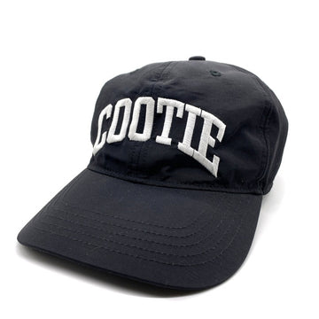 COOTIE クーティー ナイロン コットン 6パネルキャップ ブラック 刺繡 60/40クロス 福生店