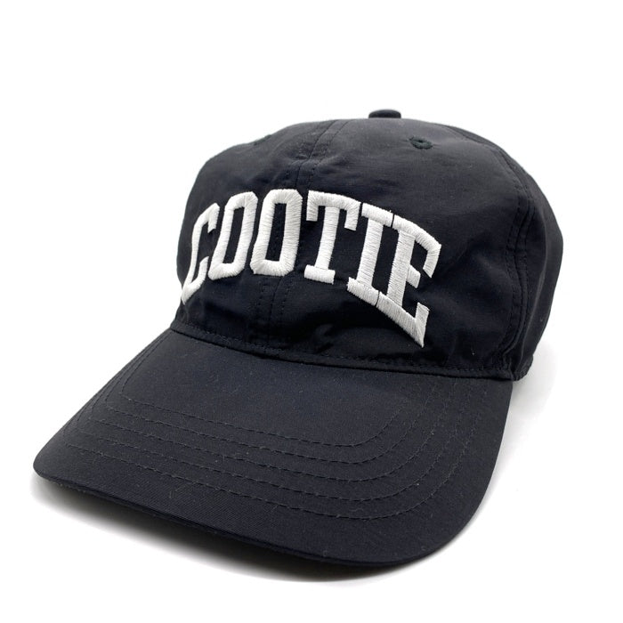 COOTIE クーティー ナイロン コットン 6パネルキャップ ブラック 刺繡 60/40クロス 福生店