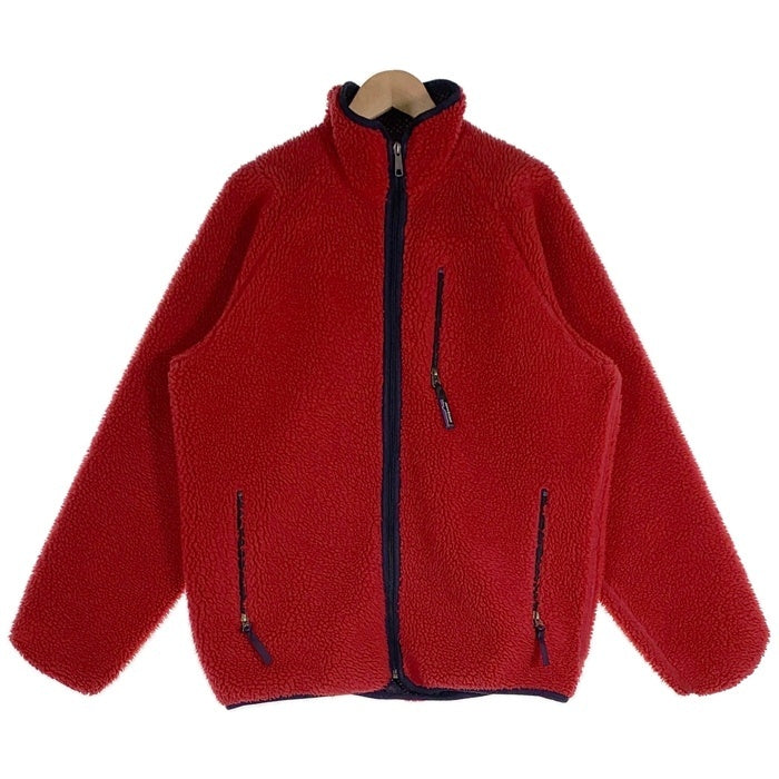 Patagonia パタゴニア Retro Cardigan レトロカーディガン ジップアップ フリース ジャケット レッド 23022 USA製 Size L 福生店