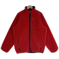 Patagonia パタゴニア Retro Cardigan レトロカーディガン ジップアップ フリース ジャケット レッド 23022 USA製 Size L 福生店