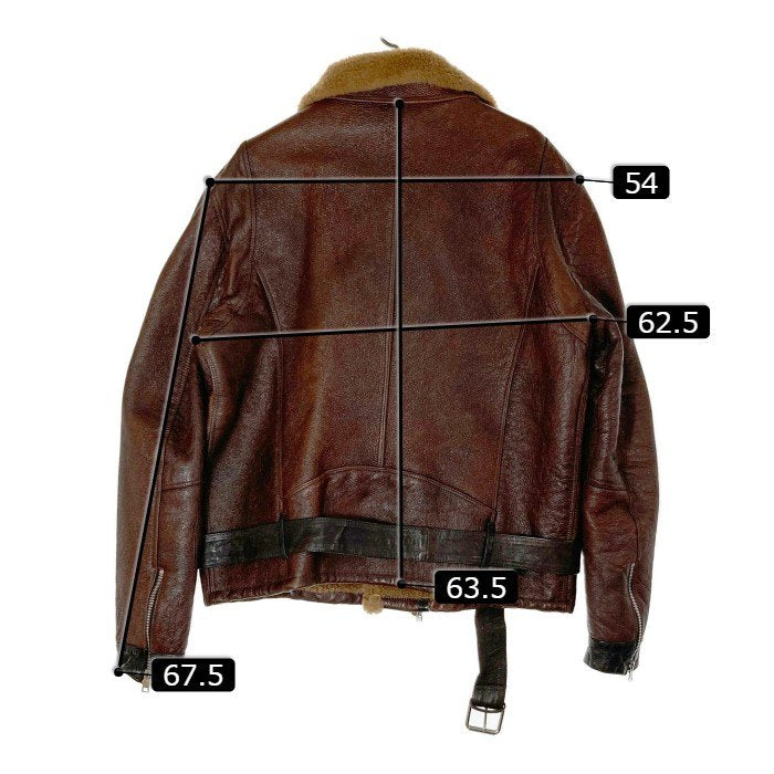 DELAN デラン ムートンレザージャケット 52(XL)柔らかくて軽く着やすいです