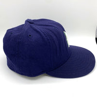 90's New Era ニューエラ 59FIFTY MLB ミルウォーキー・ブリュワーズ ウールベースボールキャップ ネイビー USA製 Size 7 3/8 (58.7cm) 福生店