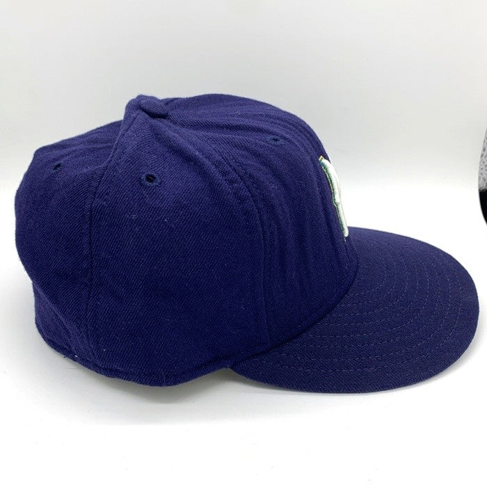 90's New Era ニューエラ 59FIFTY MLB ミルウォーキー・ブリュワーズ ウールベースボールキャップ ネイビー USA製 Size 7 3/8 (58.7cm) 福生店