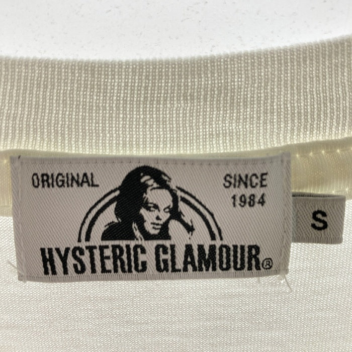 HYSTERIC GLAMOUR ヒステリックグラマー 02182CT15 YSLロゴ ポケット付きTシャツ ホワイト sizeS 瑞穂店