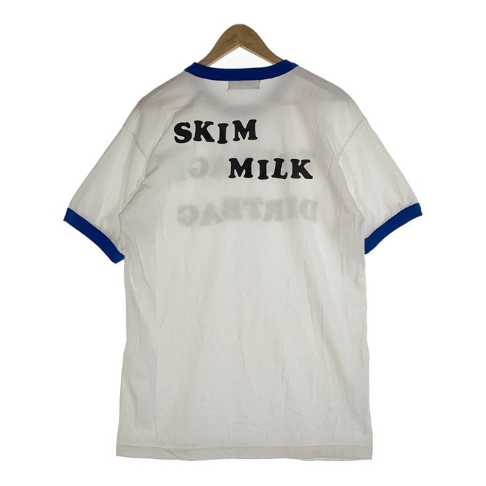 Skim Milk スキムミルク プリント リンガーTシャツ Size XL 相当 福生店